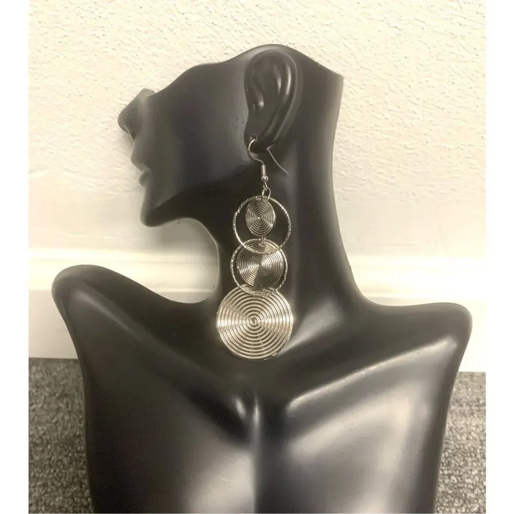 Circle Dangle Earrings